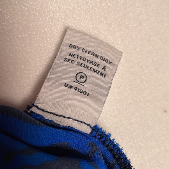 Diane von Furstenberg Leron Silk Georgette Tie Sleeve sheath dress size 6 - Picture 13 of 15